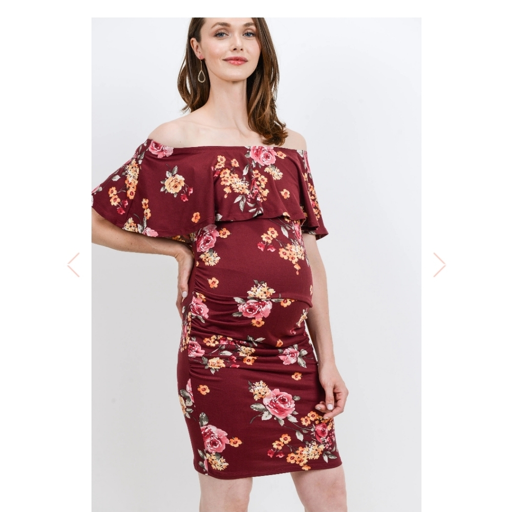2 for $5 NWOT floral velvet dress